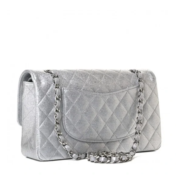 **SOLD** CHANEL Glittered Metallic Caviar Medium Double Flap LIMITED EDITION - Picture 2 of 12